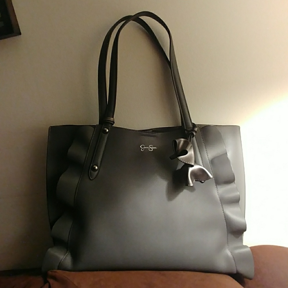 Jessica Simpson Kalie Ruffle Large Shoulder Tote